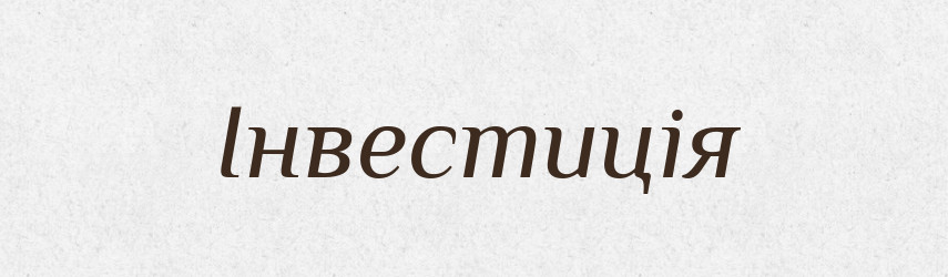 Інвестиція — Словник чужомовних слів і термінів