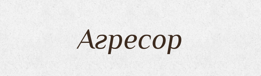 Агресор — Словник чужомовних слів і термінів
