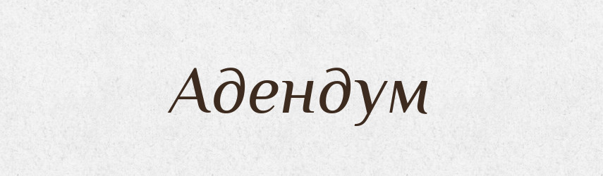 Адендум — Словник чужомовних слів і термінів