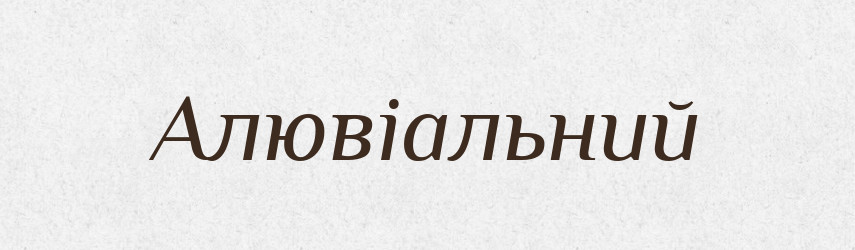 Алювіальний — Словник чужомовних слів і термінів