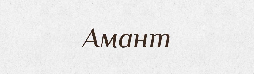 Амант — Словник чужомовних слів і термінів