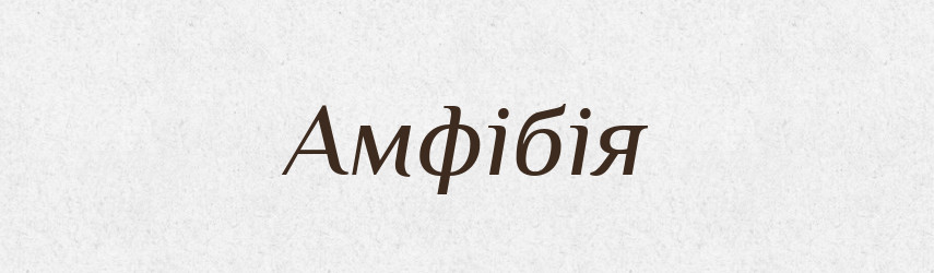 Амфібія — Словник чужомовних слів і термінів