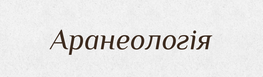 Аранеологія — Словник чужомовних слів і термінів