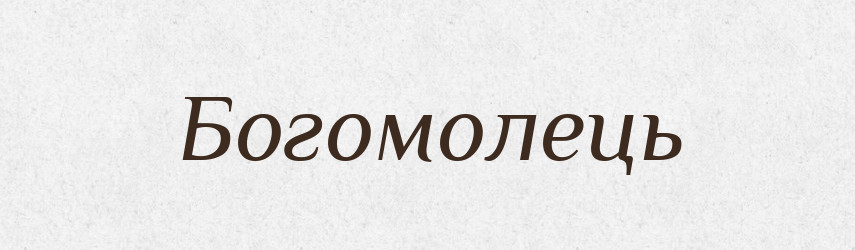 Богомолець — Словник чужомовних слів і термінів