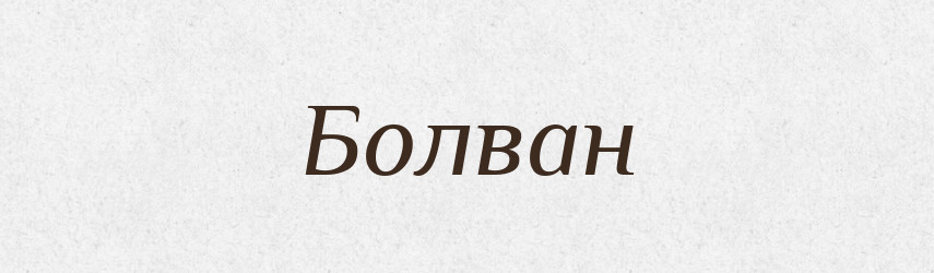 Болван — Словник чужомовних слів і термінів