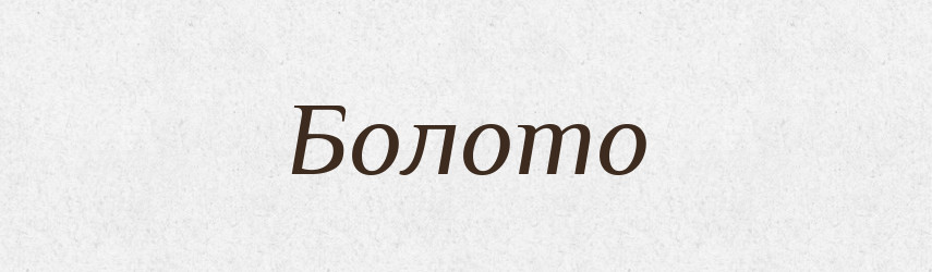 Болото — Словник чужомовних слів і термінів