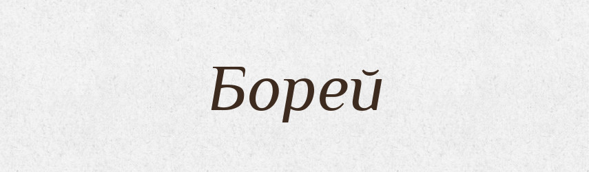Борей — Словник чужомовних слів і термінів