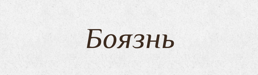 Боязнь — Словник чужомовних слів і термінів