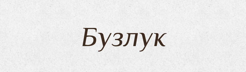 Бузлук — Словник чужомовних слів і термінів