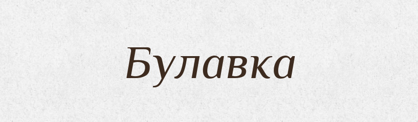 Булавка — Словник чужомовних слів і термінів