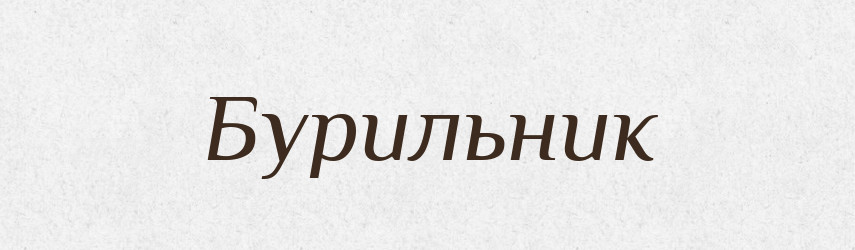 Бурильник — Словник чужомовних слів і термінів