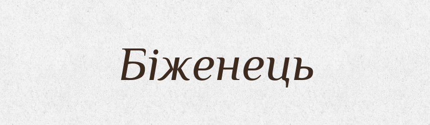 Біженець — Словник чужомовних слів і термінів