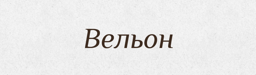 Вельон — Словник чужомовних слів і термінів