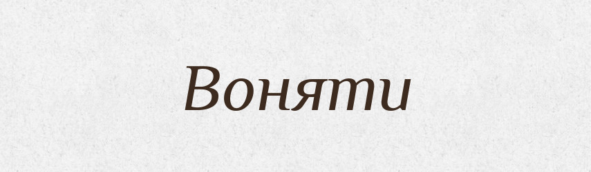 Воняти — Словник чужомовних слів і термінів