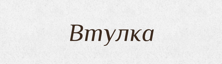 Втулка — Словник чужомовних слів і термінів