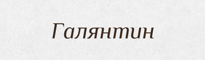Галянтин — Словник чужомовних слів і термінів