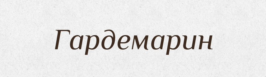 Гардемарин — Словник чужомовних слів і термінів