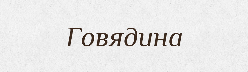 Говядина — Словник чужомовних слів і термінів