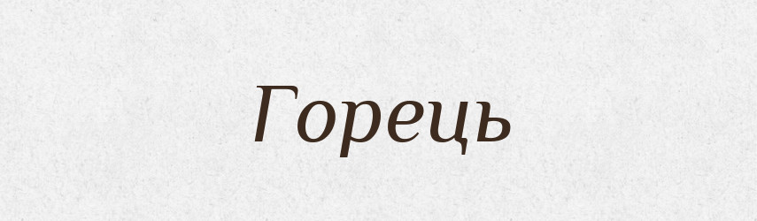 Горець — Словник чужомовних слів і термінів
