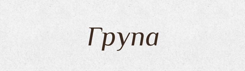 Група — Словник чужомовних слів і термінів