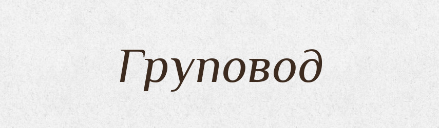 Груповод — Словник чужомовних слів і термінів