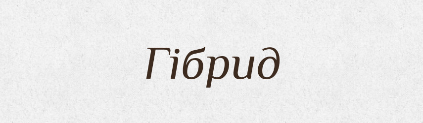 Гібрид — Словник чужомовних слів і термінів