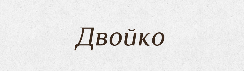 Двойко — Словник чужомовних слів і термінів