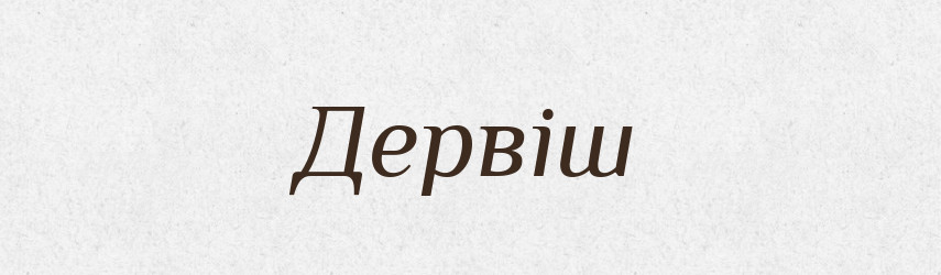 Дервіш — Словник чужомовних слів і термінів