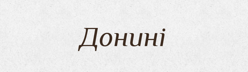 Донині — Словник чужомовних слів і термінів