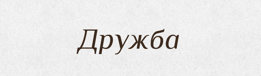 Дружба — Словник чужомовних слів і термінів