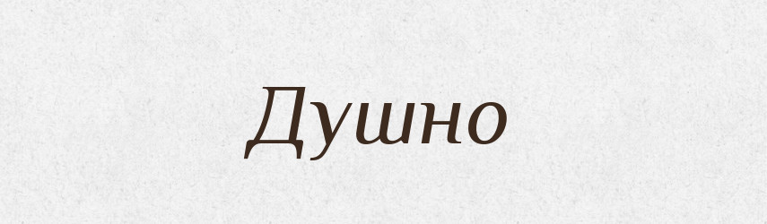 Душно — Словник чужомовних слів і термінів