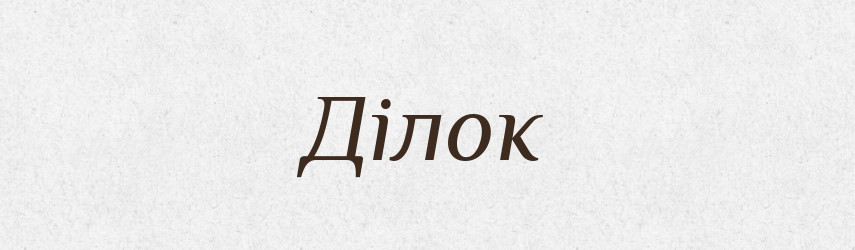 Ділок — Словник чужомовних слів і термінів