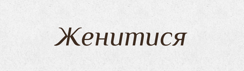 Женитися — Словник чужомовних слів і термінів
