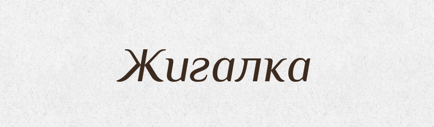 Жигалка — Словник чужомовних слів і термінів