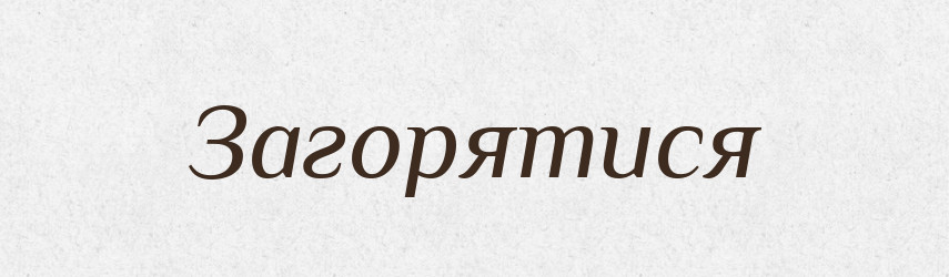 Загорятися — Словник чужомовних слів і термінів