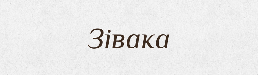 Зівака — Словник чужомовних слів і термінів