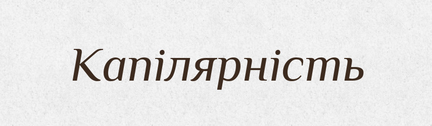 Капілярність — Словник чужомовних слів і термінів