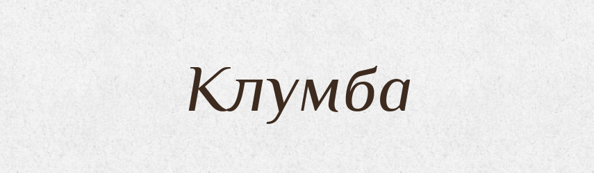 Клумба — Словник чужомовних слів і термінів