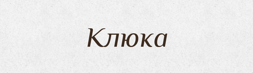 Клюка — Словник чужомовних слів і термінів