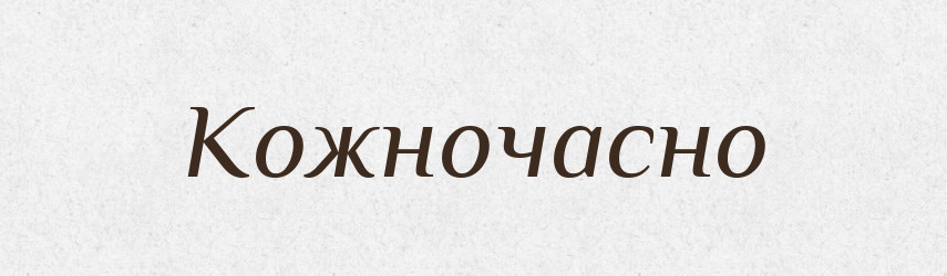 Кожночасно — Словник чужомовних слів і термінів