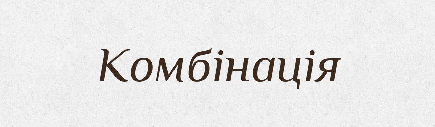 Комбінація — Словник чужомовних слів і термінів