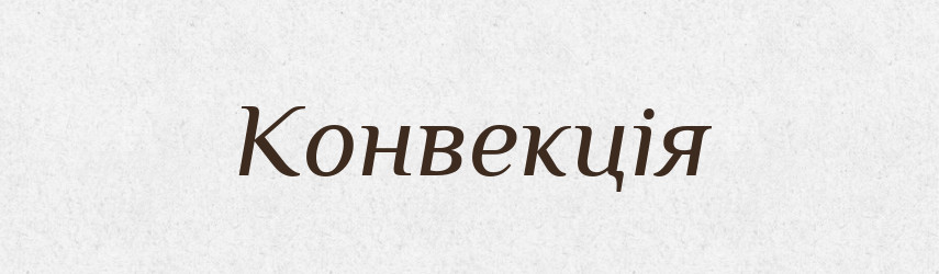 Конвекція — Словник чужомовних слів і термінів