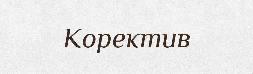 Коректив — Словник чужомовних слів і термінів