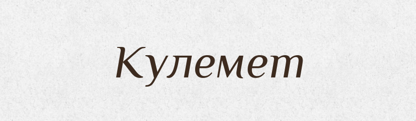 Кулемет — Словник чужомовних слів і термінів