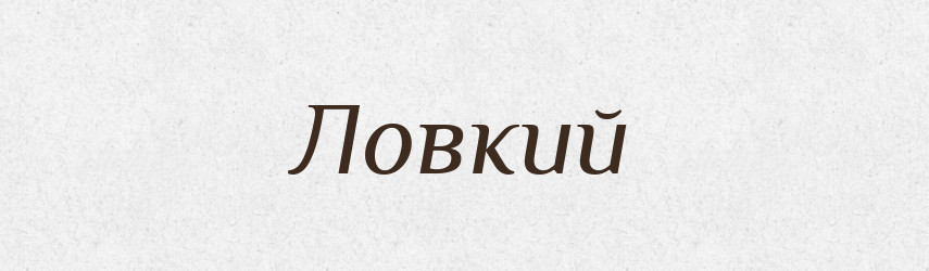 Ловкий — Словник чужомовних слів і термінів