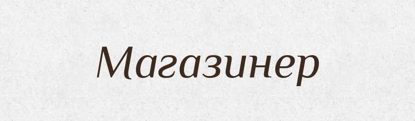 Магазинер — Словник чужомовних слів і термінів