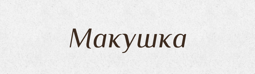 Макушка — Словник чужомовних слів і термінів
