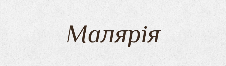 Малярія — Словник чужомовних слів і термінів