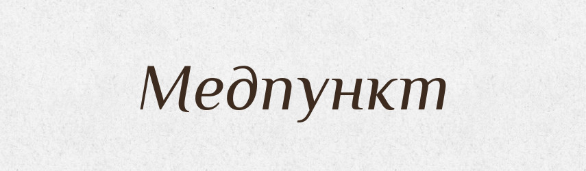 Медпункт — Словник чужомовних слів і термінів