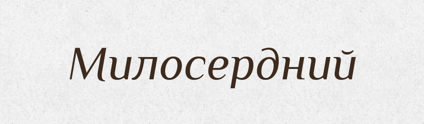 Милосердний — Словник чужомовних слів і термінів